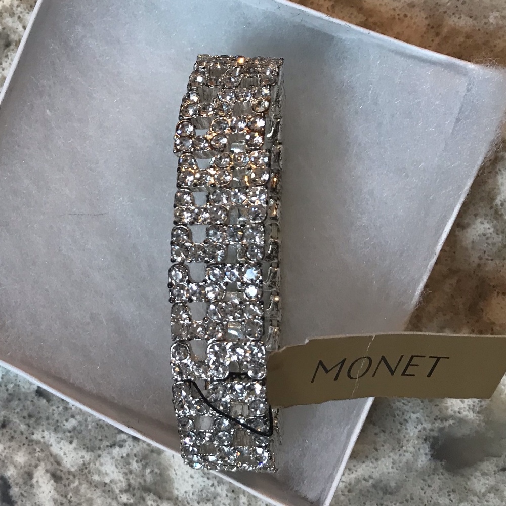 Monet Jewelry Crystal Stretch Bracelet